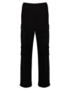 Prada Men Nylon Insert Cargo Joggers In Black