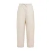 Prada Elegant Neutral Tailored Trousers In Neutrals