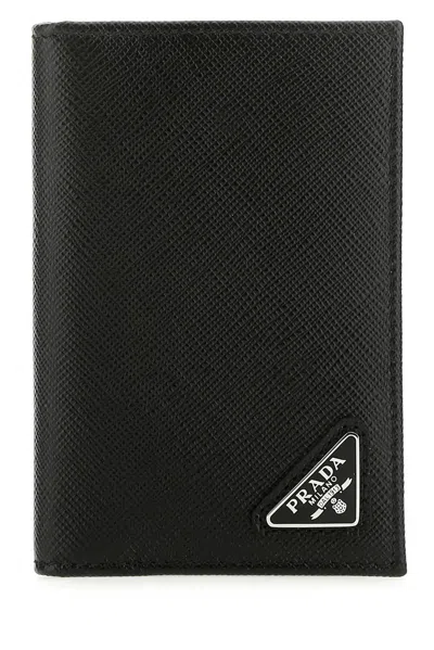Prada Credit Card Case In Black