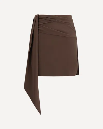 PRADA CREPE DE CHINE MINI SKIRT