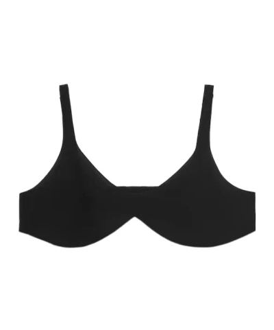 Prada Crepe De Chine Top In Black