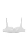 Prada Crepe De Chine Top In White