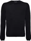 Prada Cashmere Crew-neck Sweater In Black