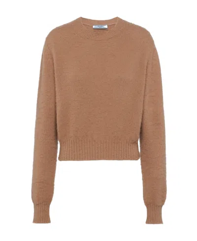 PRADA PRADA LONG SLEEVED CREWNECK JUMPER