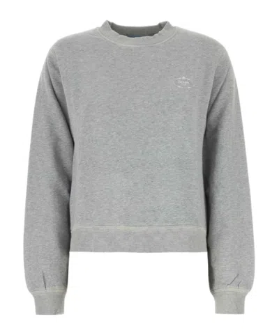 PRADA CREW NECK LONG SLEEVE SWEATSHIRT