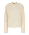 Prada T-shirt In Cotone Sabbia  Donna In Neutral
