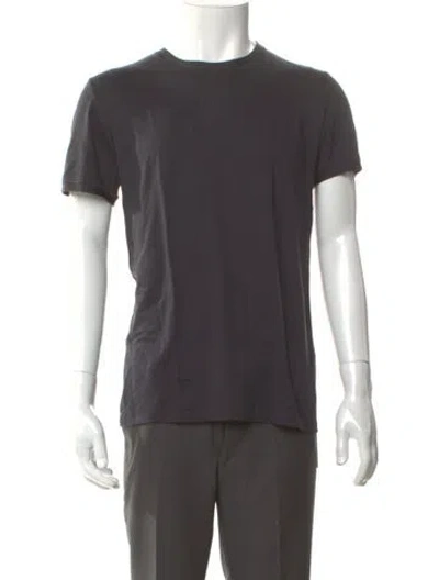 Pre-owned Prada Crew Neck Short Sleeve T-shirt In Gray