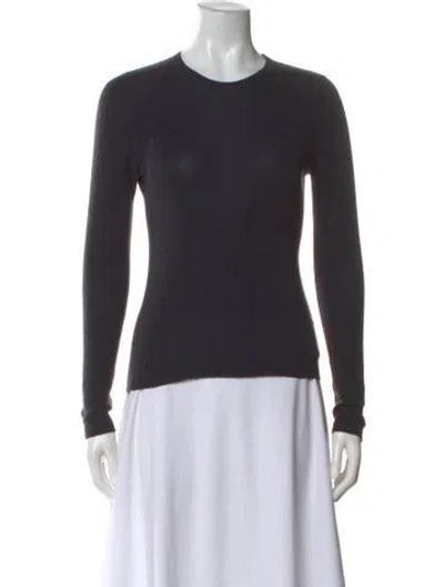Pre-owned Prada Crew Neck Sweater In Black