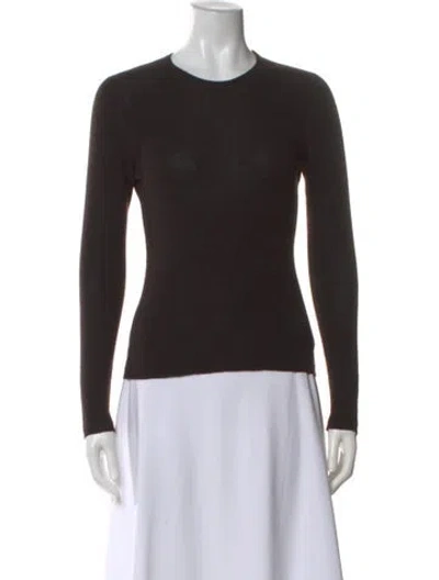 Pre-owned Prada Crew Neck Sweater In Black