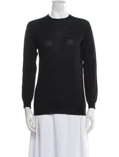 Pre-owned Prada Crew Neck Sweater In Multi
