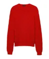 Prada Crew-neck Sweater In Red