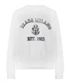 Prada Crew Neck Sweatshirt In White