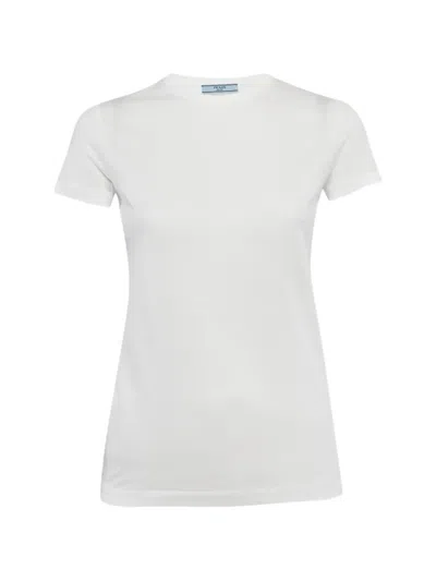 Pre-owned Prada Crew-neck T-shirt In White