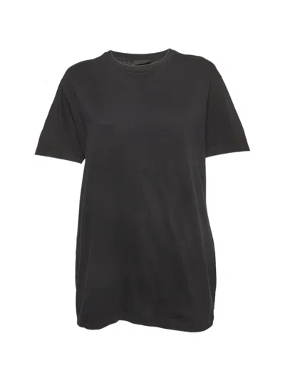 Pre-owned Prada Crew Neck T-shirt In Black
