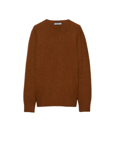 PRADA PRADA LONG-SLEEVED CREWNECK KNITTED JUMPER