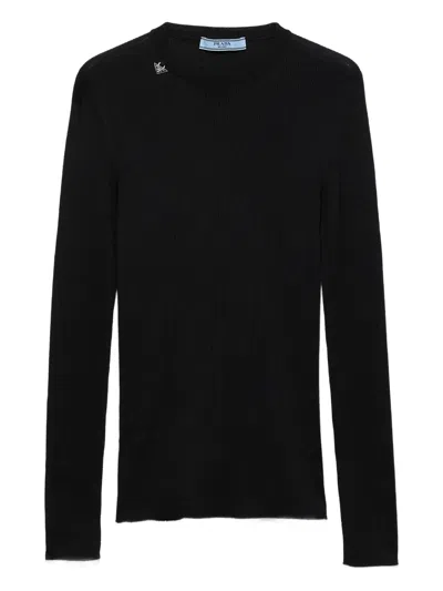 PRADA CREW NECK WOOL SWEATER
