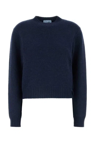 PRADA PRADA CREWNECK KNITTED JUMPER