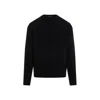 Prada Midnight Blue Wool Blend Sweater In Blue