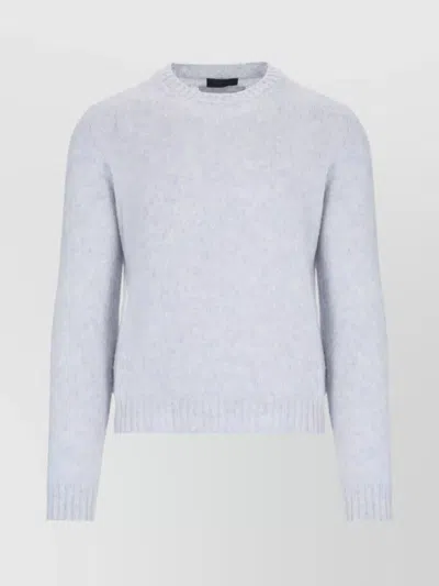 PRADA CREWNECK RIBBED SWEATER LONG SLEEVES