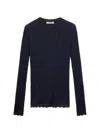 Prada Crew-neck Sweater In Blue