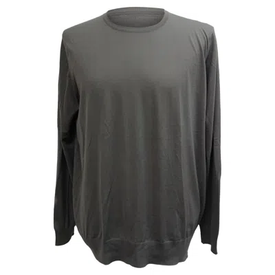 Prada Crewneck Sweatshirt In Grey Virgin Wool In Gray
