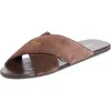 Prada Crisscross Slide Sandal