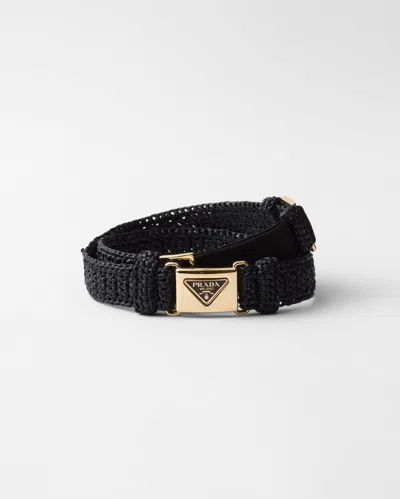 PRADA CROCHET BELT