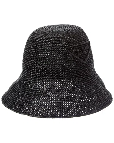 PRADA PRADA CROCHET BUCKET HAT
