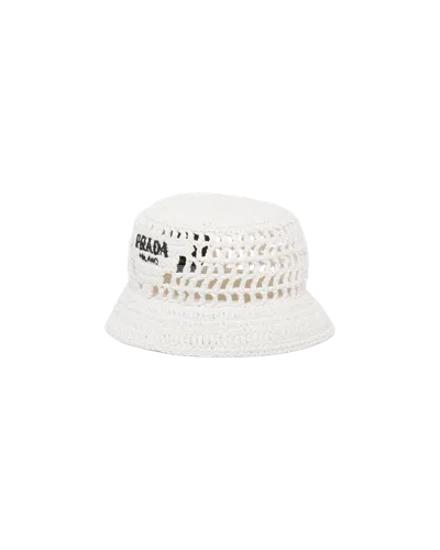 PRADA CROCHET BUCKET HAT