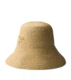 Prada Crochet Hat In Neutral