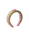 Prada Crochet Patterned Headband In Pink