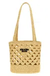 Prada Structured Open Weave Tote Bag