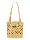 Prada Structured Open Weave Tote Bag