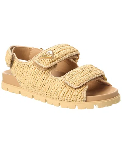PRADA PRADA CROCHET SANDAL