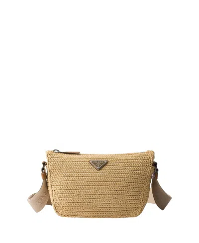 PRADA UNISEX CROCHET SHOULDER BAG