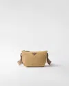 Prada Crochet Shoulder Bag In Natural