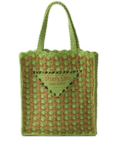 Prada Crochet Tote Bag