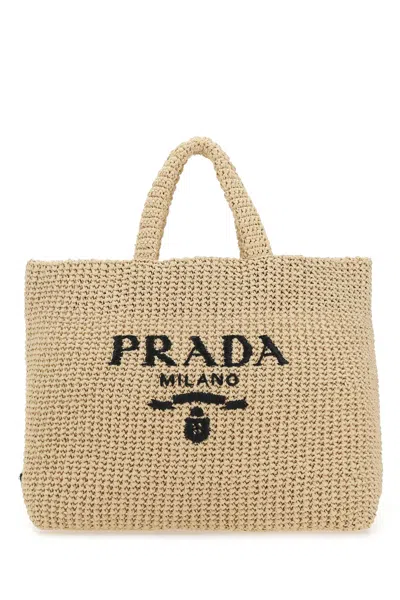 Prada Crochet Tote Bag