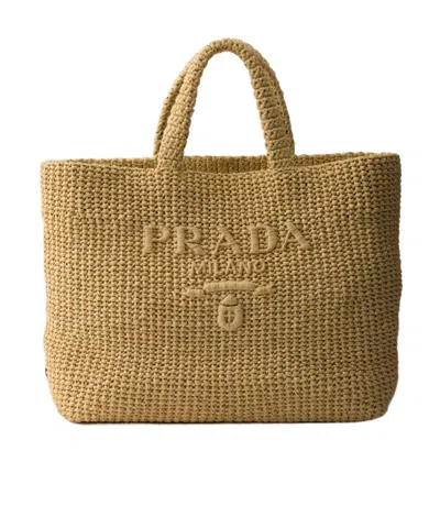 PRADA CROCHET TOTE BAG