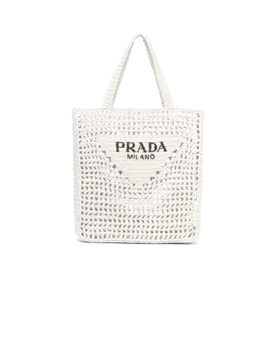PRADA CROCHET TOTE BAG
