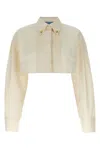 Prada Cropped Poplin Jacket
