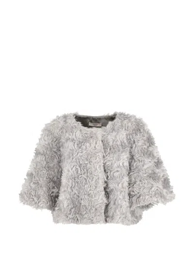 Pre-owned Prada Cropped Jacket In Gray