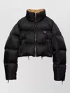 Prada Cropped Fit Stand-up Collar Down Jacket