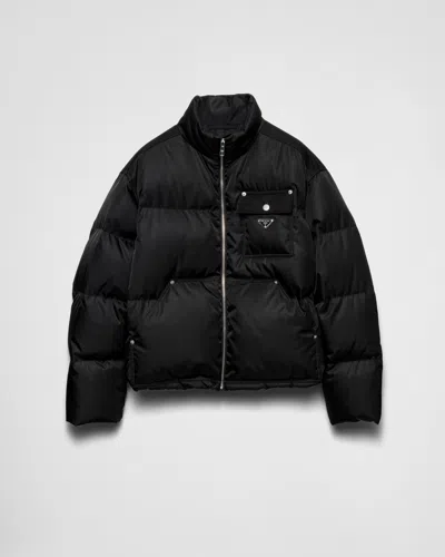 PRADA KURZE DAUNENJACKE AUS RE-NYLON