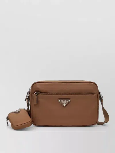 Prada Cross Body Bag Adjustable Strap Detachable Pouch