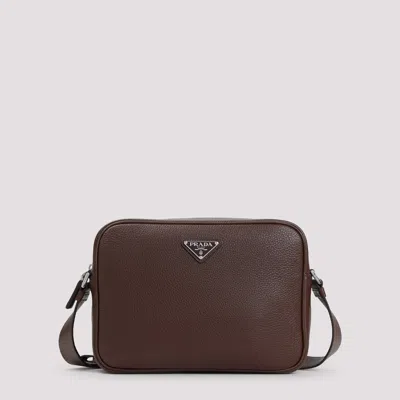 Prada Cross Body Bag In Brown