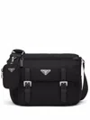 Prada Black Re-nylon Messenger Bag