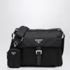 Prada Black Crossbody Bag In Re-nylon In Black