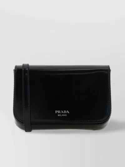 Prada Crossbody Bag Leather Chain Strap