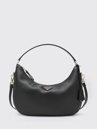 PRADA PRADA LEATHER HOBO BAG